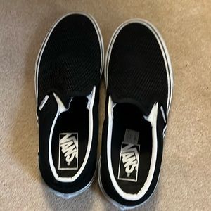 Black vans. Womens 8.